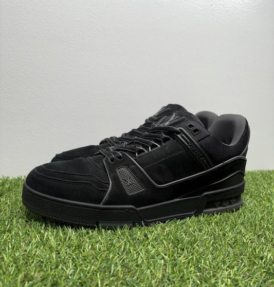 Louis Vuitton Trainer ' Black Suede' UK 8
