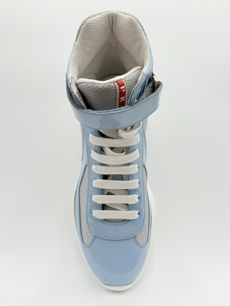 Prada Americas Cup High ' Baby Blue '  UK 8.5