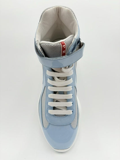 Prada Americas Cup High ' Baby Blue '  UK 8.5