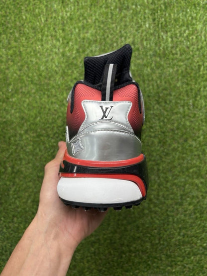 Louis Vuitton Tatic Runner ' Red, Grey ' UK 8.5