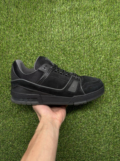 Louis Vuitton Trainer ' Black Suede' UK 8