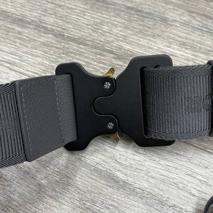 Christian Dior Ruthenium Oblique Saddle Bag ' Grey '