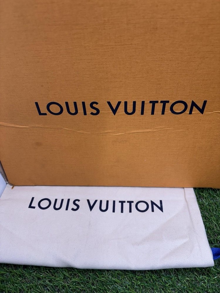 Louis Vuitton Trainer Strap ' White, Purple '