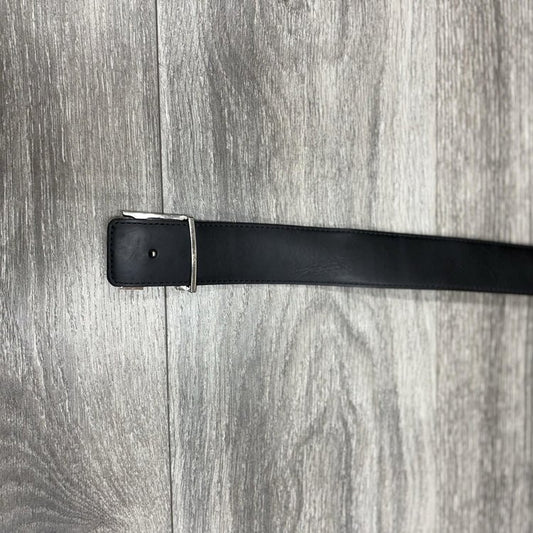 Louis Vuitton LV Initials Damier Cobalt Canvas Reversible Belt ' Black '