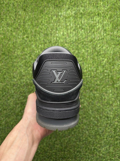 Louis Vuitton Trainer ' Black Suede' UK 8