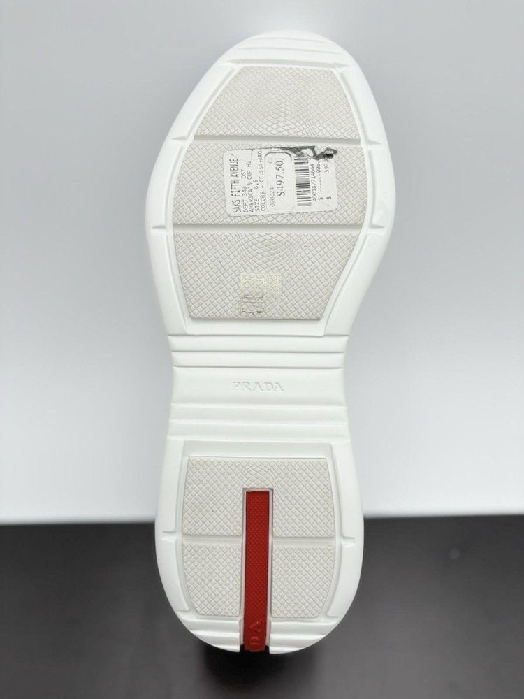 Prada Americas Cup High ' Baby Blue '  UK 8.5