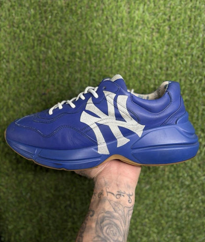 Gucci Rhyton MLB Edition ' New York Yankees Blue ' UK 8