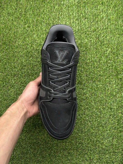 Louis Vuitton Trainer ' Black Suede' UK 8
