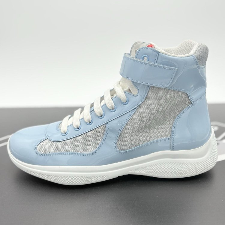 Prada Americas Cup High ' Baby Blue '  UK 8.5