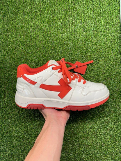 Off-White Out of Office Gloss ' White, Red ' UK 8