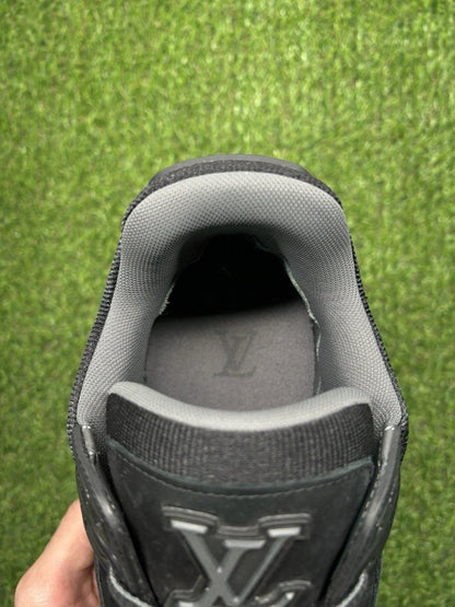 Louis Vuitton Trainer ' Black Suede' UK 8