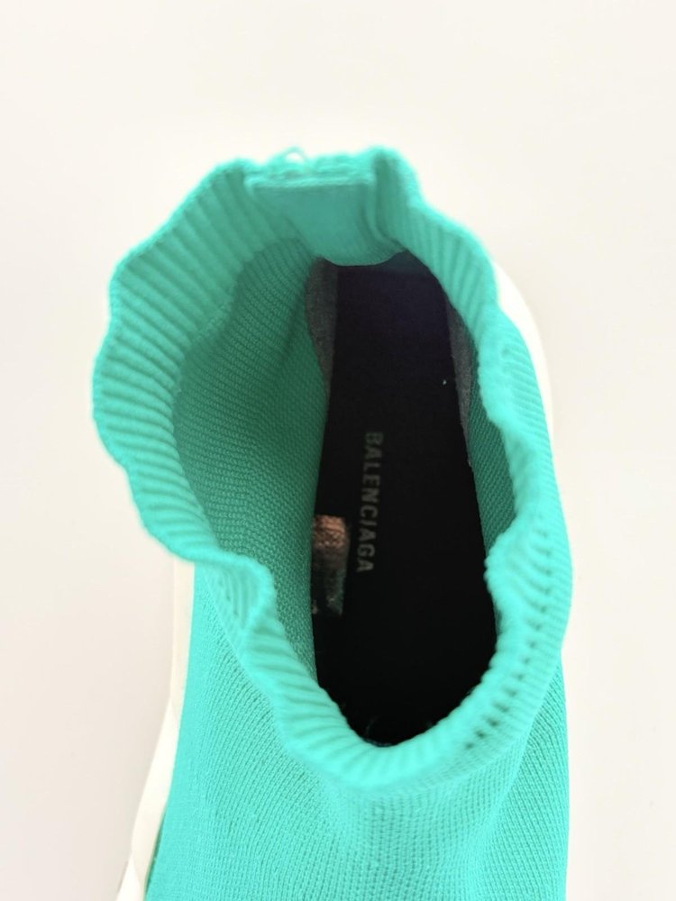 Balenciaga Speed Trainer ' Turquoise '  UK 10
