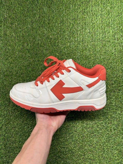 Off-White Out of Office Gloss ' White, Red ' UK 8