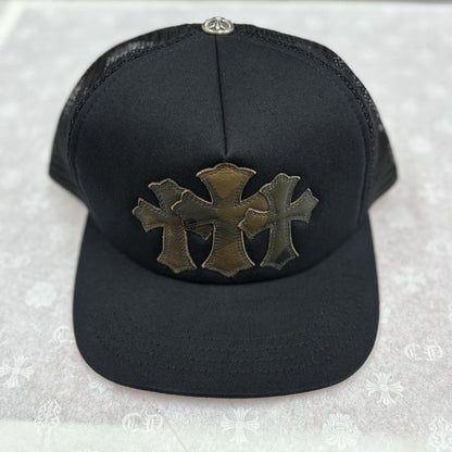 Chrome Hearts Camo Cross Cemetery Trucker Hat