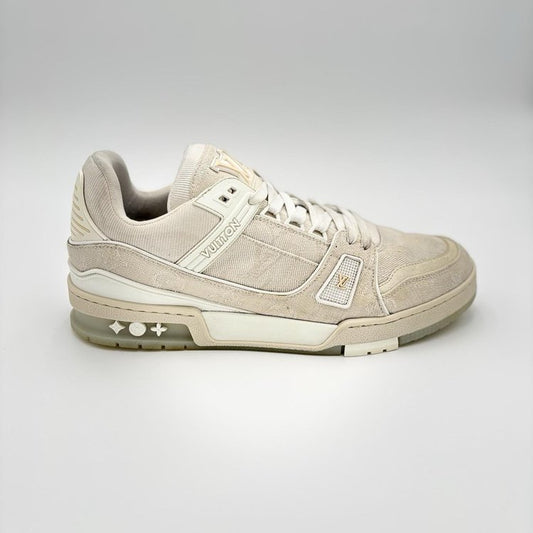 Louis Vuitton Trainer Denim ' Beige '