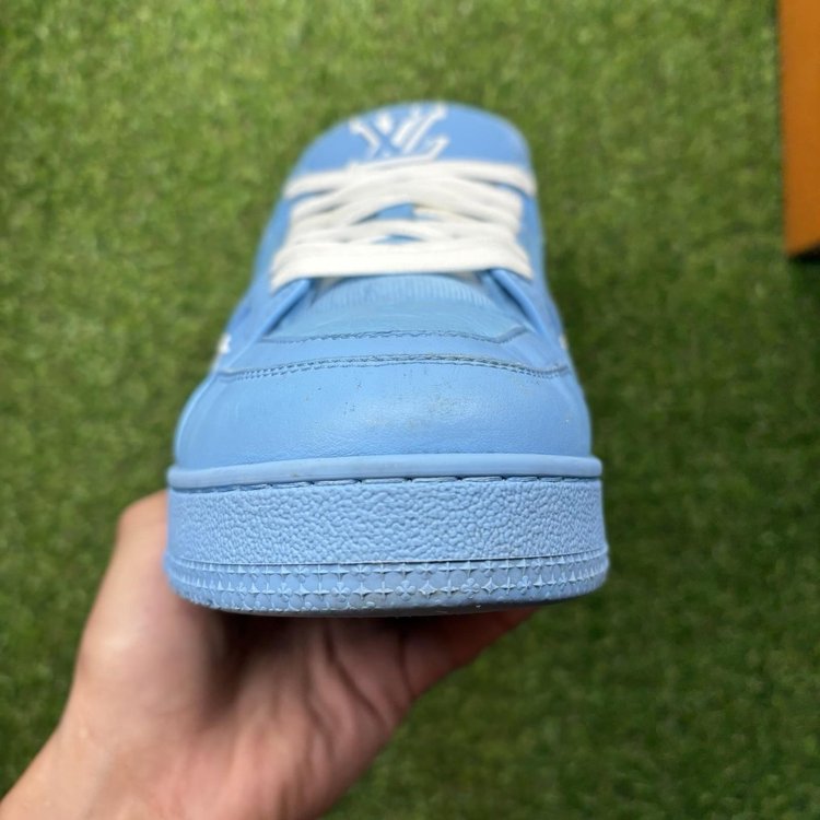 Louis Vuitton Trainer ' Light Blue ' UK 7.5