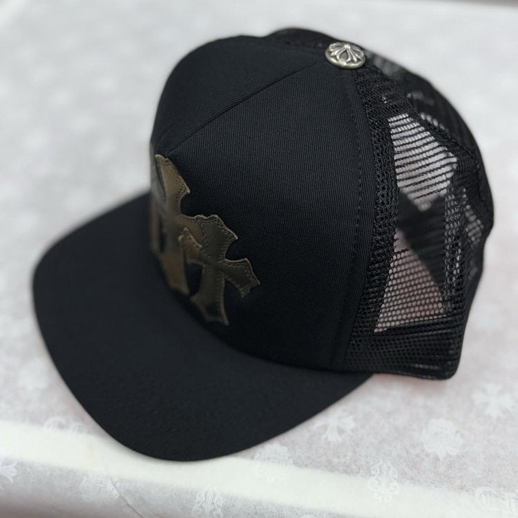 Chrome Hearts Camo Cross Cemetery Trucker Hat