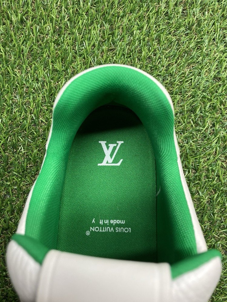 Louis Vuitton Trainer ' White Green '
