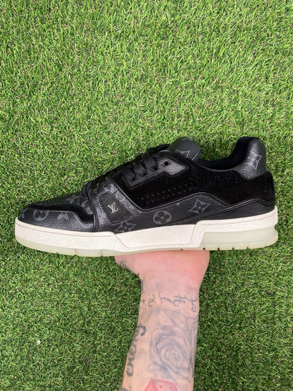 Louis Vuitton Trainer ' Black Monogram ' UK 8