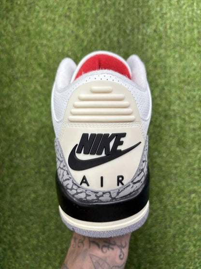 Nike Air Jordan 3 Retro ' White Cement Reimagined '  UK 8