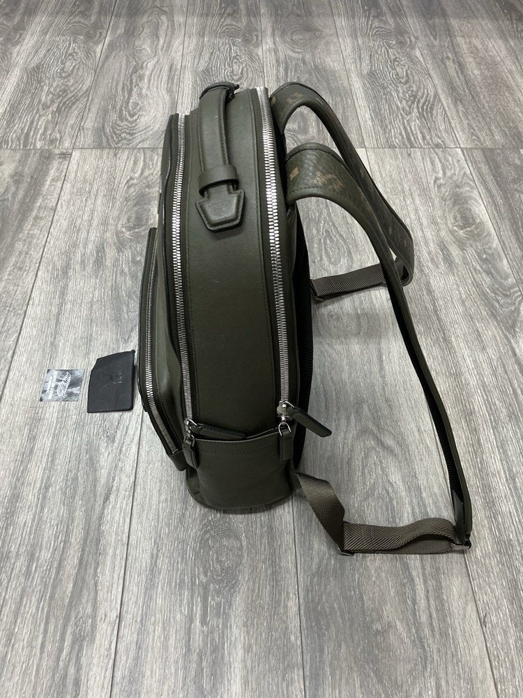 MCM Visetos Backpack ' Khaki / Sea Turtle