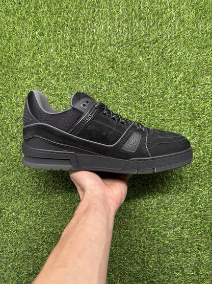 Louis Vuitton Trainer ' Black Suede' UK 8
