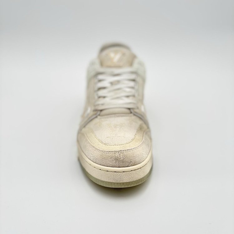 Louis Vuitton Trainer Denim ' Beige '