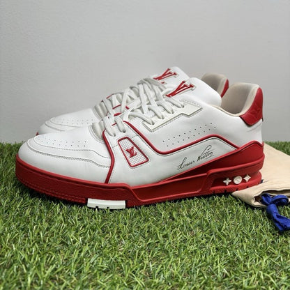 Louis Vuitton Trainer ' Red White ' UK 8.5