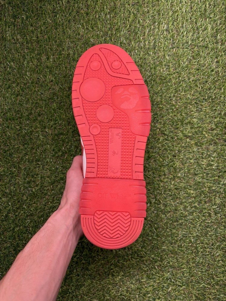 Off-White Out of Office Gloss ' White, Red ' UK 8