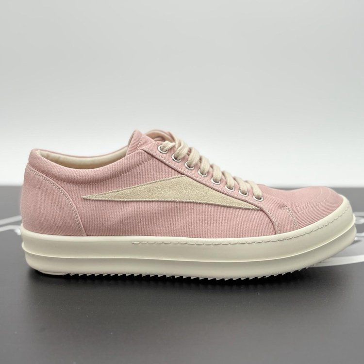 Rick Owens Low ' Faded Pink ' UK 8