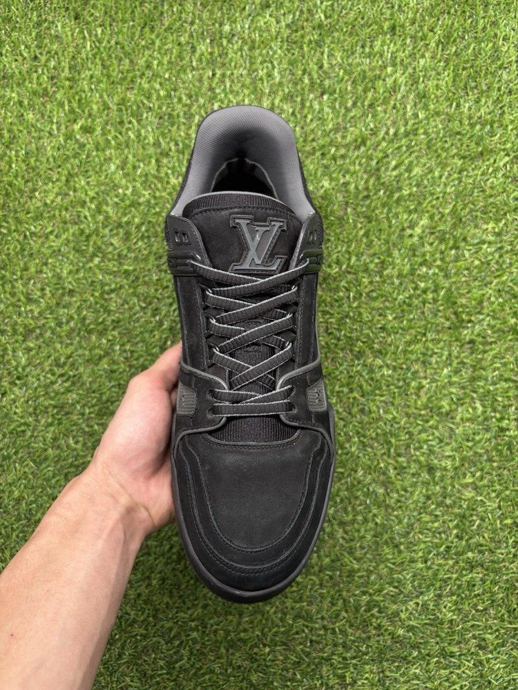 Louis Vuitton Trainer ' Black Suede' UK 8