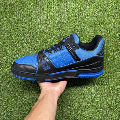 Louis Vuitton Trainer ' Black, Blue ' UK 9.5