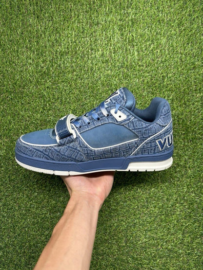 Louis Vuitton Trainer Strap ' Blue Denim ' UK 8