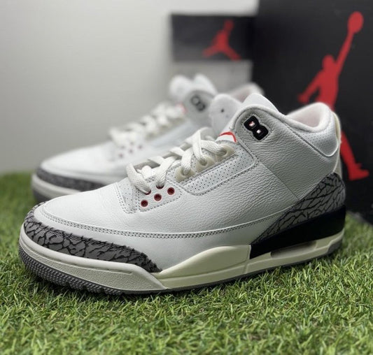 Nike Air Jordan 3 Retro ' White Cement Reimagined '  UK 8