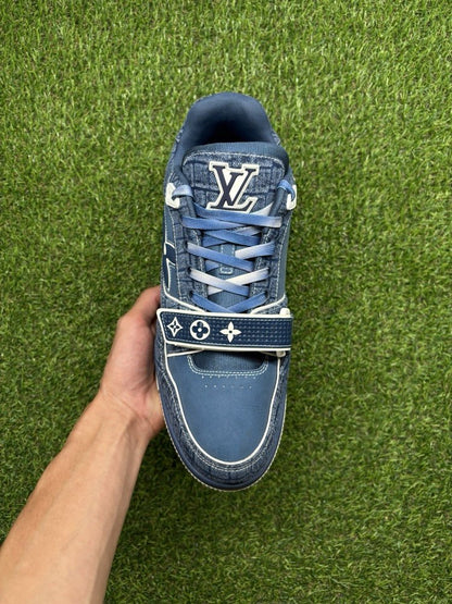 Louis Vuitton Trainer Strap ' Blue Denim ' UK 8