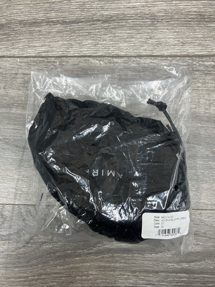 Amiri Core Logo Buckle ' Black/Black/Gold-Tone ' Belt