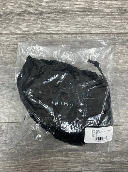 Amiri Core Logo Buckle ' Black/Black/Gold-Tone ' Belt