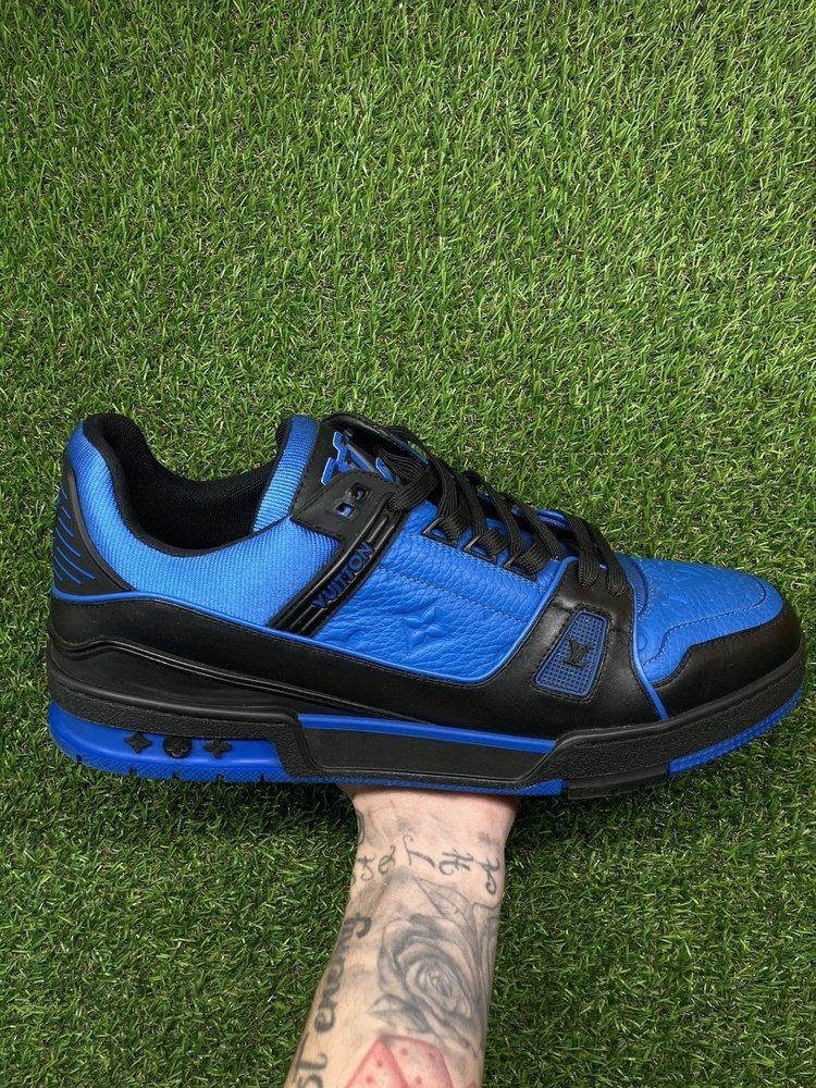 Louis Vuitton LV Trainer ' Black Blue ' UK 11
