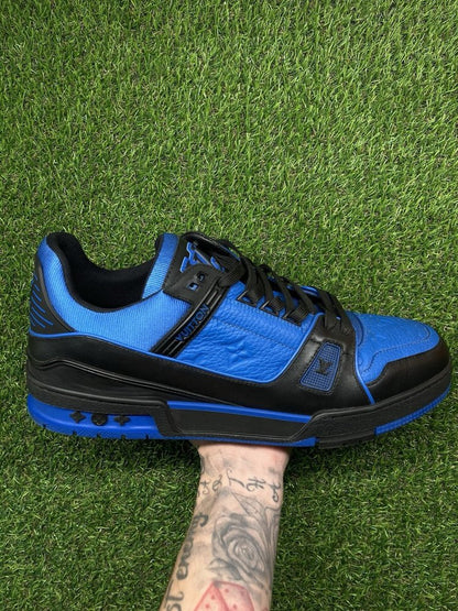 Louis Vuitton LV Trainer ' Black Blue ' UK 11
