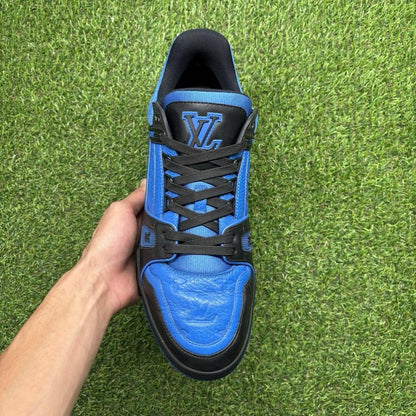 Louis Vuitton Trainer ' Black, Blue ' UK 9.5