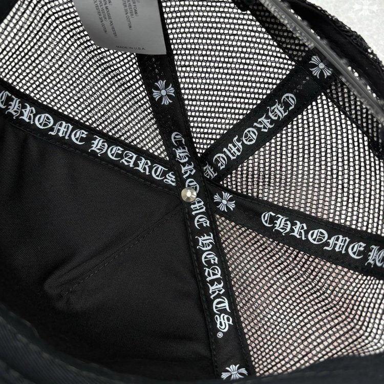 Chrome Hearts Camo Cross Cemetery Trucker Hat