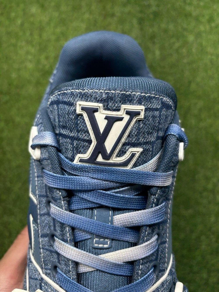 Louis Vuitton Trainer Strap ' Blue Denim ' UK 8