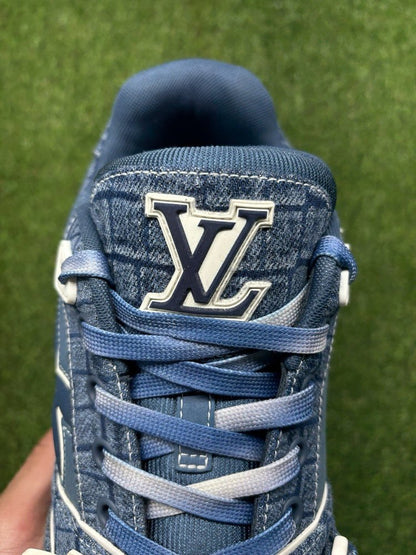 Louis Vuitton Trainer Strap ' Blue Denim ' UK 8