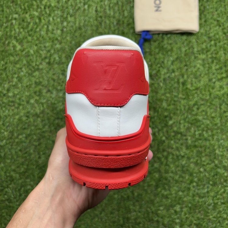 Louis Vuitton Trainer ' Red White ' UK 8.5