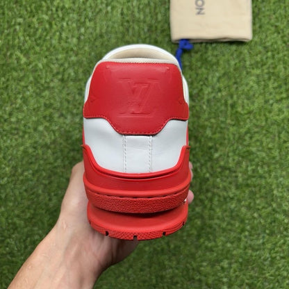 Louis Vuitton Trainer ' Red White ' UK 8.5