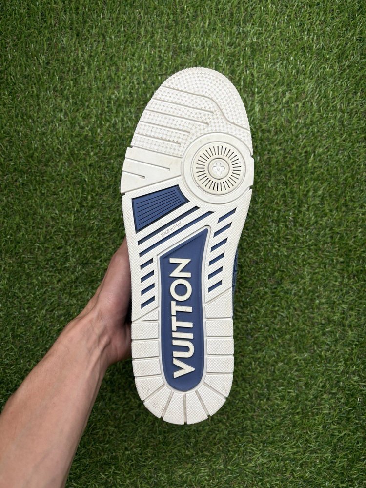 Louis Vuitton Trainer Strap ' Blue Denim ' UK 8