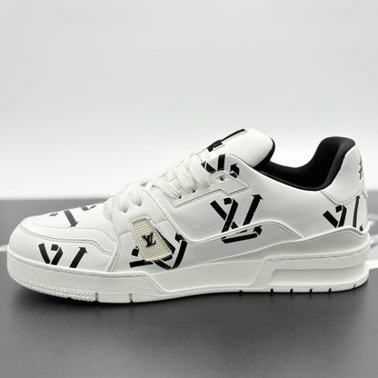 Louis Vuitton Trainer ' White Black Recycled ' UK 10