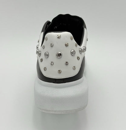 Alexander McQueen Studded Oversized ' Black White '
