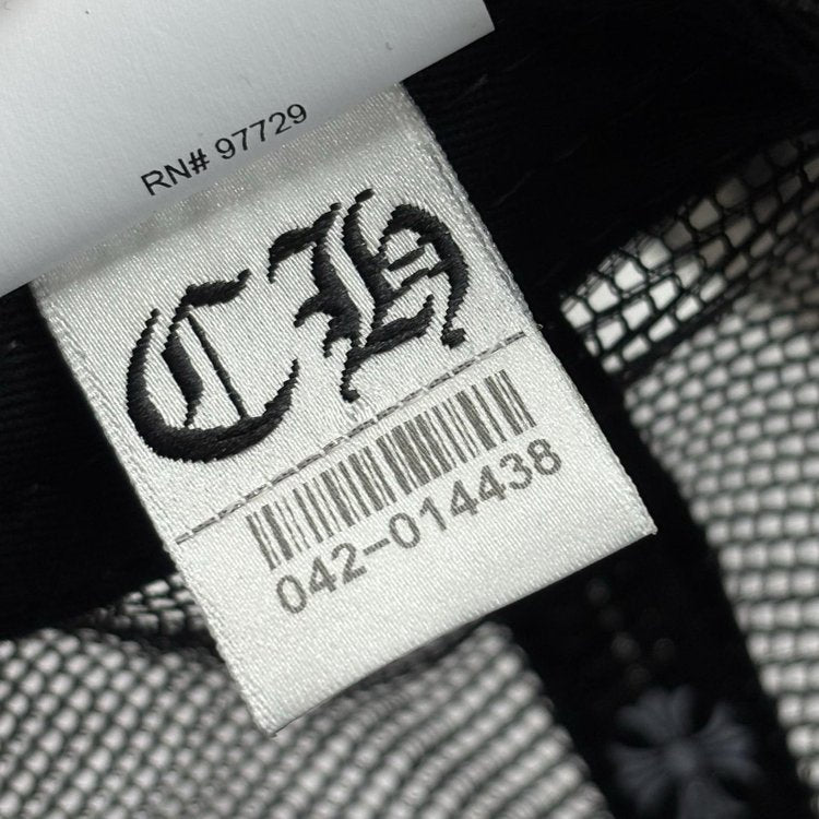 Chrome Hearts Camo Cross Cemetery Trucker Hat