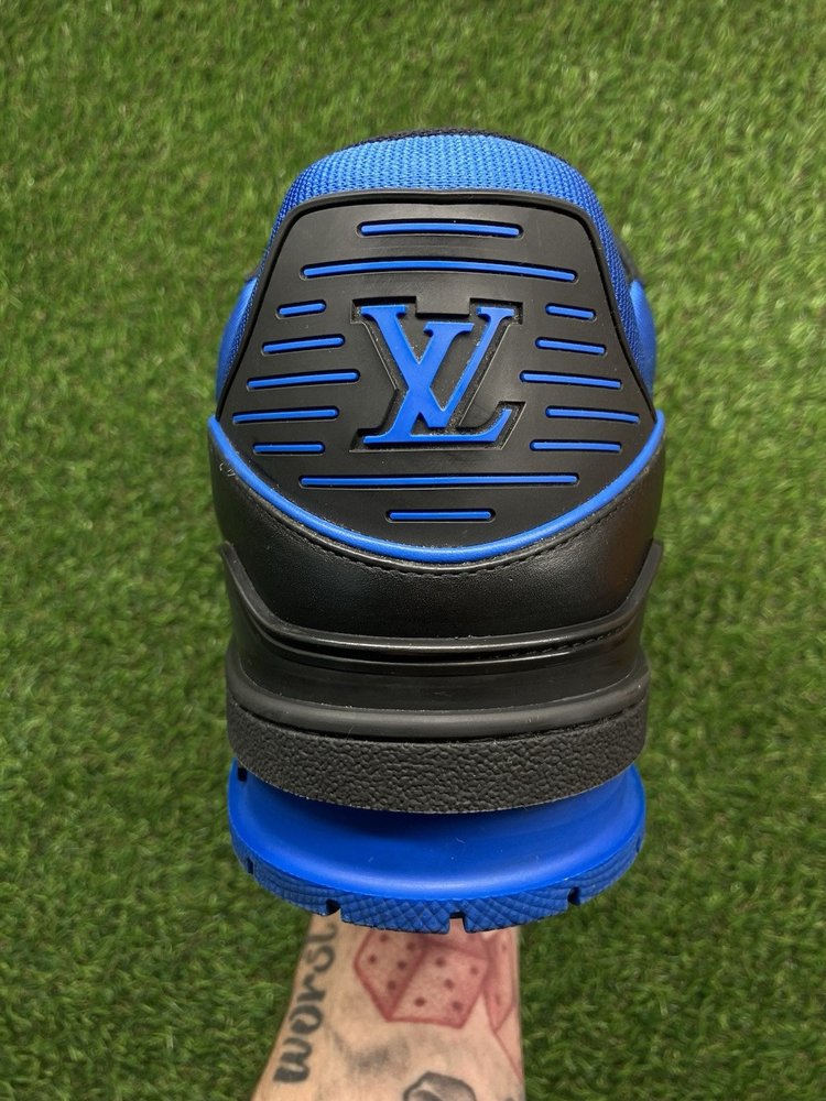Louis Vuitton LV Trainer ' Black Blue ' UK 11